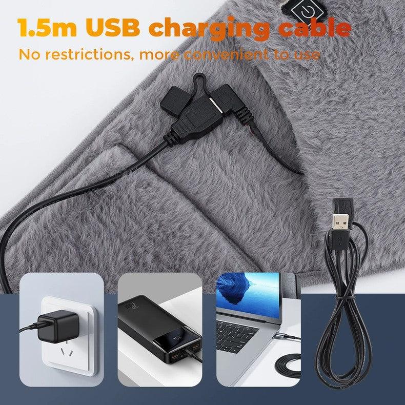 Electric Heating Belt - Adjustable Temperature - USB Powered