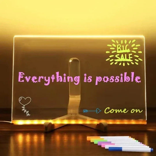 Children's LED Notice Board with Colors