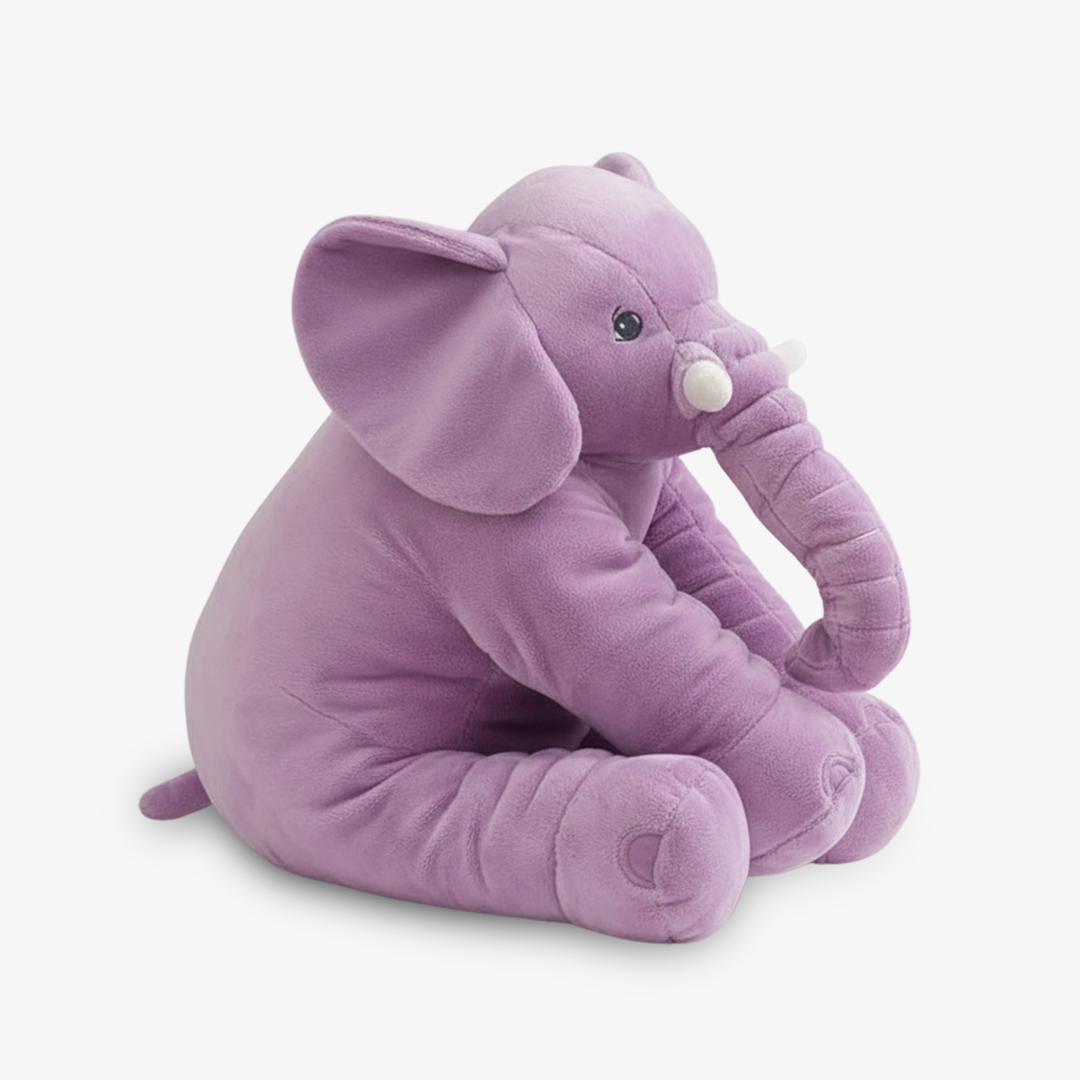 Elephant Pillow - Baby Plush - Nursery Cushion