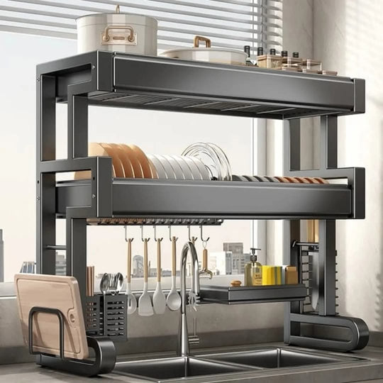2-Tier Over-the-Sink Dish Rack