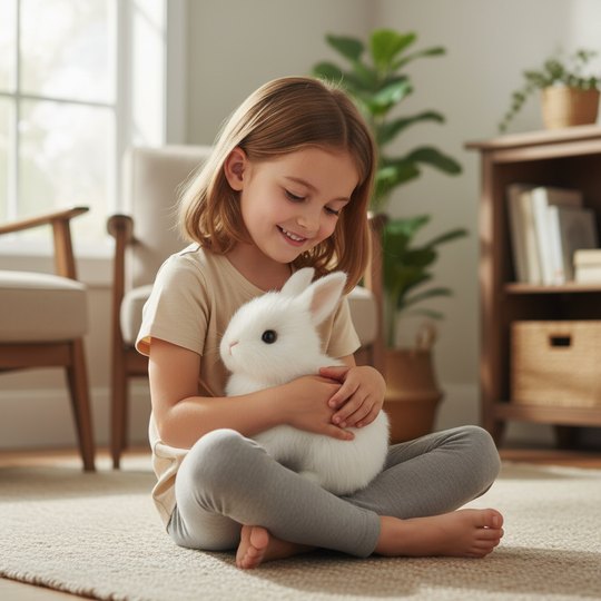 Interactive Plush Hopping Bunny Toy for Children