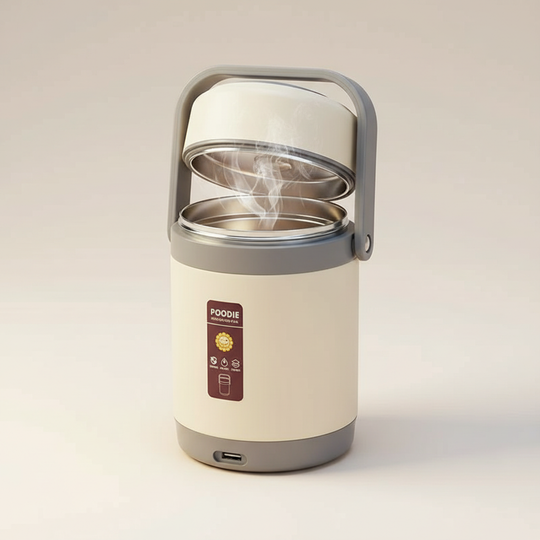 USB Heated Lunch Box | 304 Stainless Steel Portable Food Warmer
