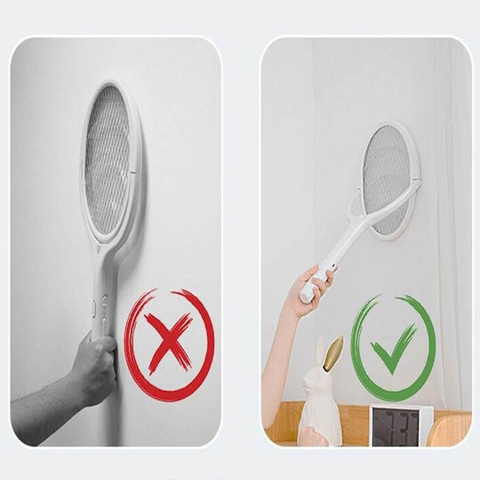 Foldable USB Fly Swatter – Safe for Children and Pets
