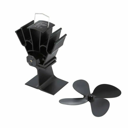 Fireplace Fan - Heat Powered - 4 Blade