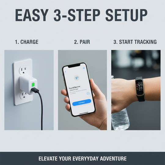 Fitness Tracker - Slim Screen - Heart Monitoring