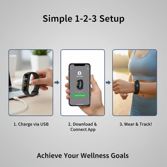 Fitness Tracker Watch - Sleep Monitoring - Health Tracking