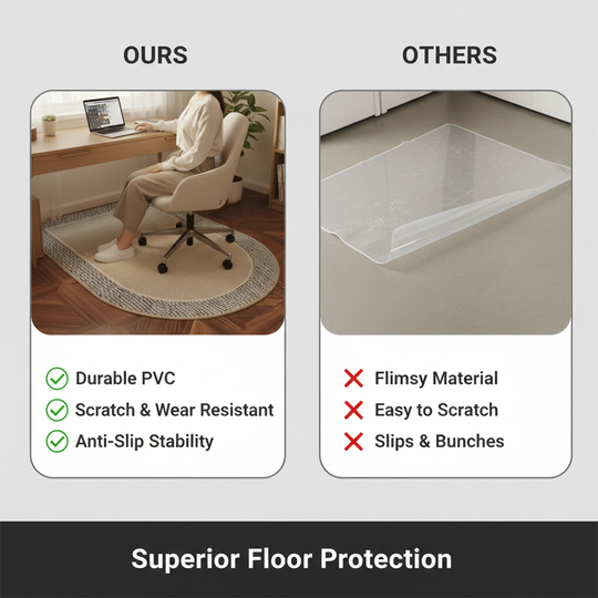 Floor Protection Mat - Office Chair - Hard Floors
