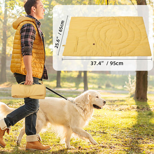 Folding Waterproof Portable Dog Car Seat Mat & Camping Mat
