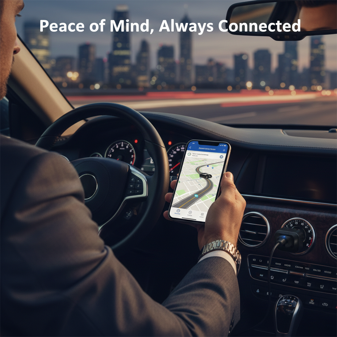 GPS Tracker - OBD Plug-In - Vehicle Monitoring