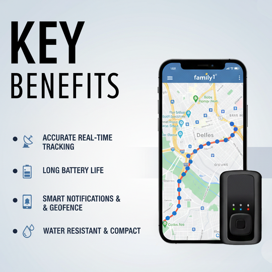 GPS Tracker - Portable Design - Location Monitoring