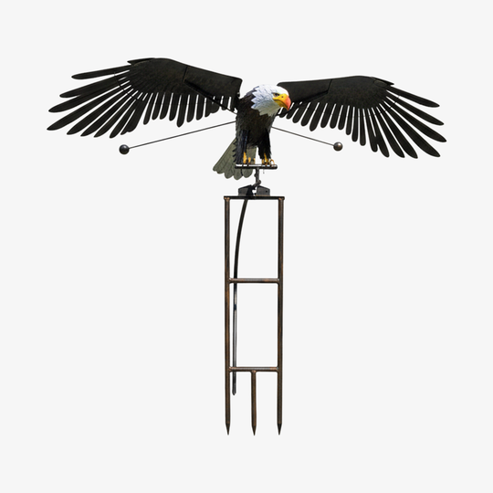 Garden Sculpture - Outdoor Bird - Windmill Decoration