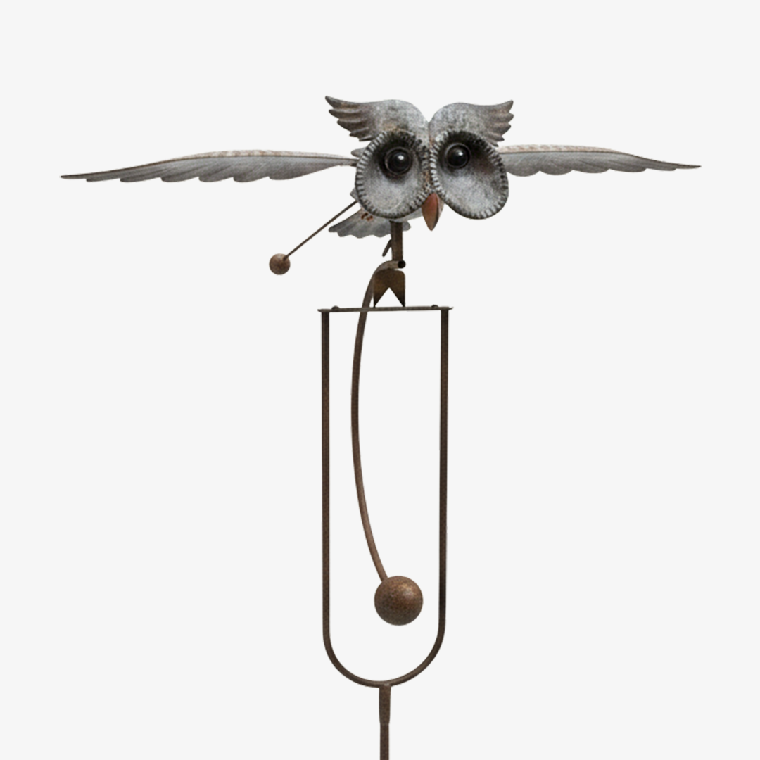 Garden Sculpture - Outdoor Bird - Windmill Decoration