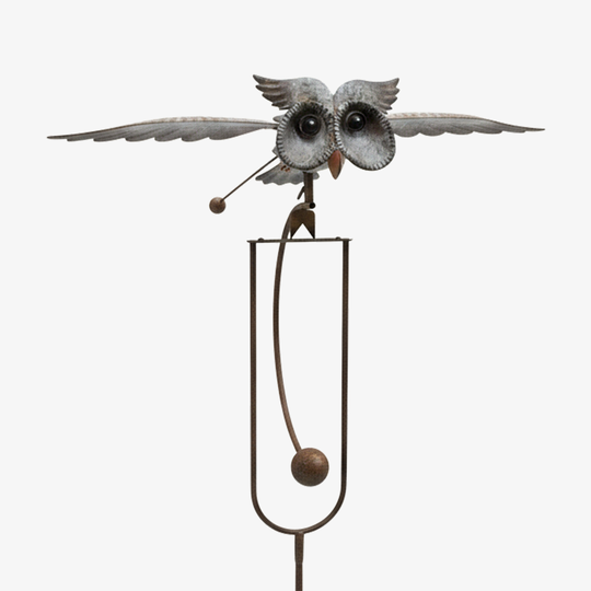 Garden Sculpture - Outdoor Bird - Windmill Decoration