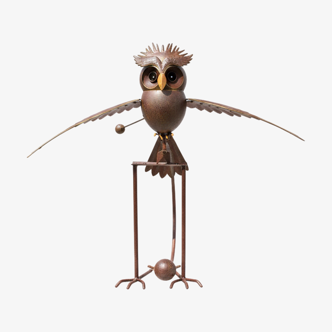Garden Sculpture - Outdoor Bird - Windmill Decoration
