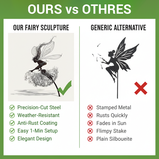Garden Sculpture - Steel Fairy - Decorative Figure