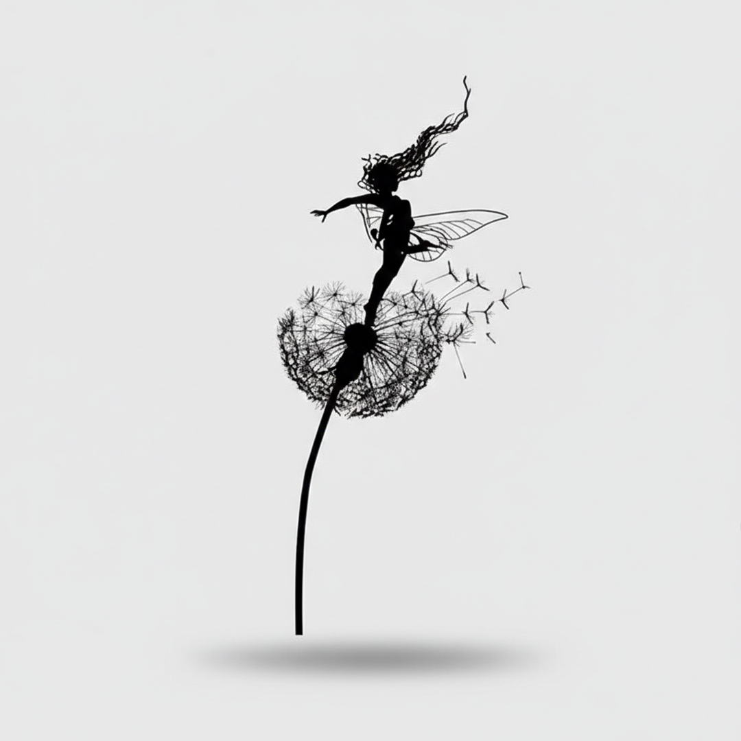 Garden Sculpture - Steel Fairy - Decorative Figure
