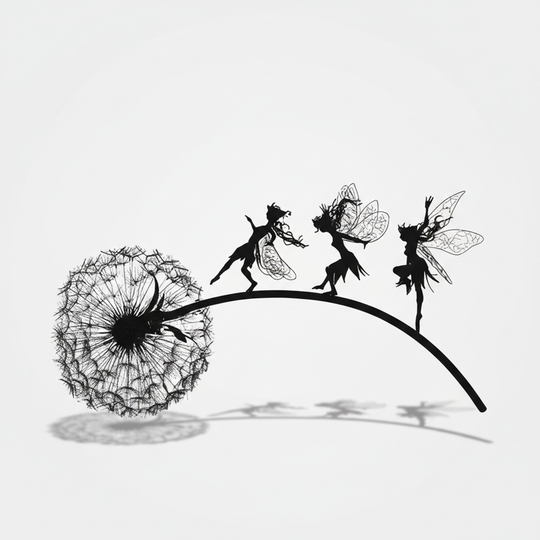 Garden Sculpture - Steel Fairy - Decorative Figure