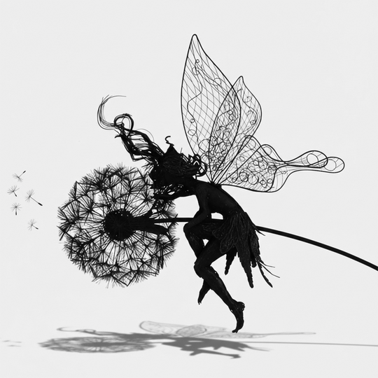 Garden Sculpture - Steel Fairy - Decorative Figure
