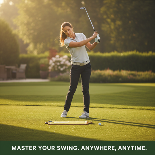 Golf Practice Mat - Swing Path - Sequin Surface
