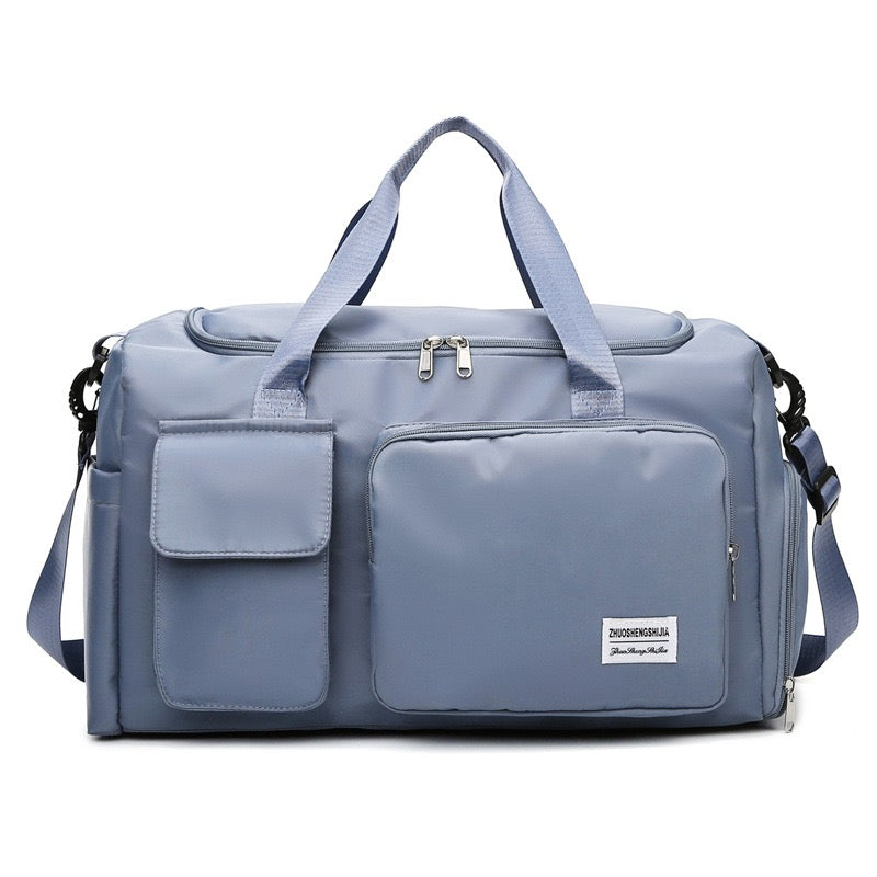Multi-Pocket Travel Bag | Sports and Gym Duffle with Separate Shoe Compartment