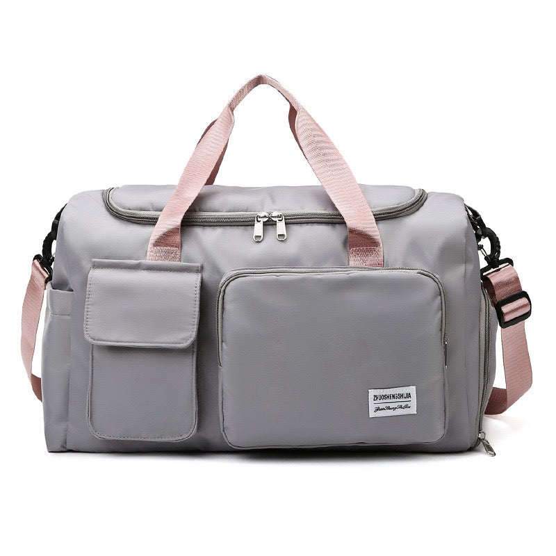 Multi-Pocket Travel Bag | Sports and Gym Duffle with Separate Shoe Compartment