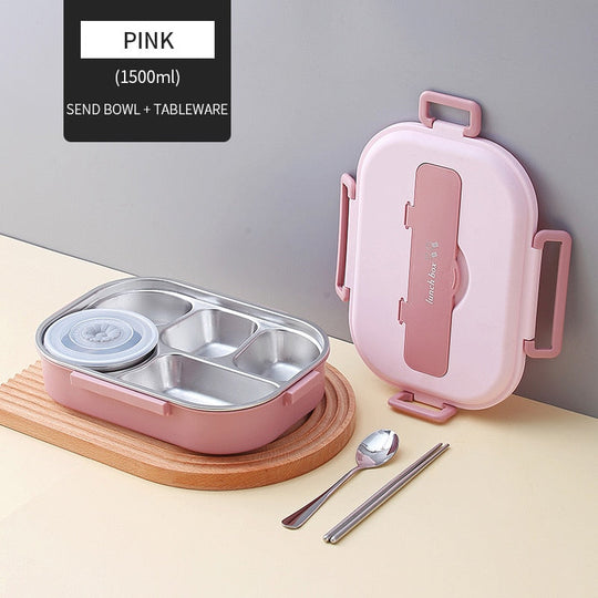 Stainless Steel Multiple Compartment Children's Lunchbox