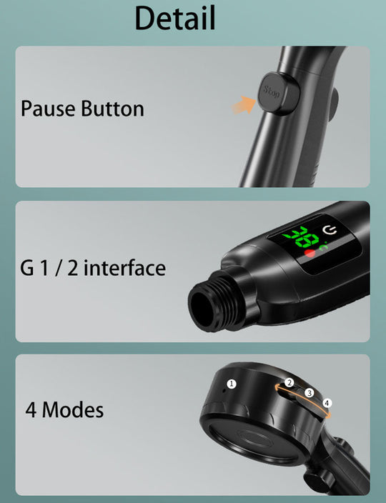 Shower Head with Temperature Display - On Sale