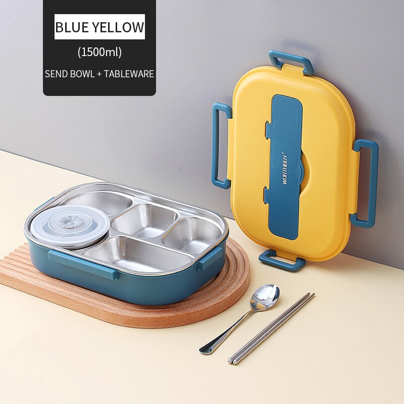 Stainless Steel Multiple Compartment Children's Lunchbox