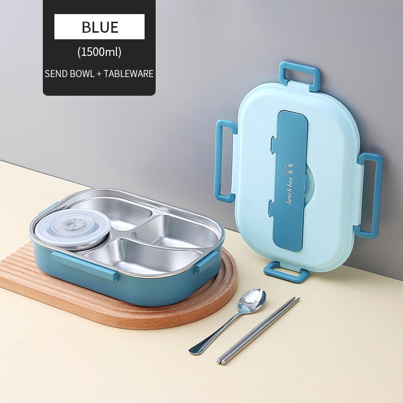 Stainless Steel Multiple Compartment Children's Lunchbox
