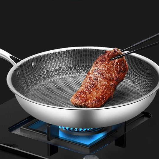 Non-stick Stainless Steel Frying Pan