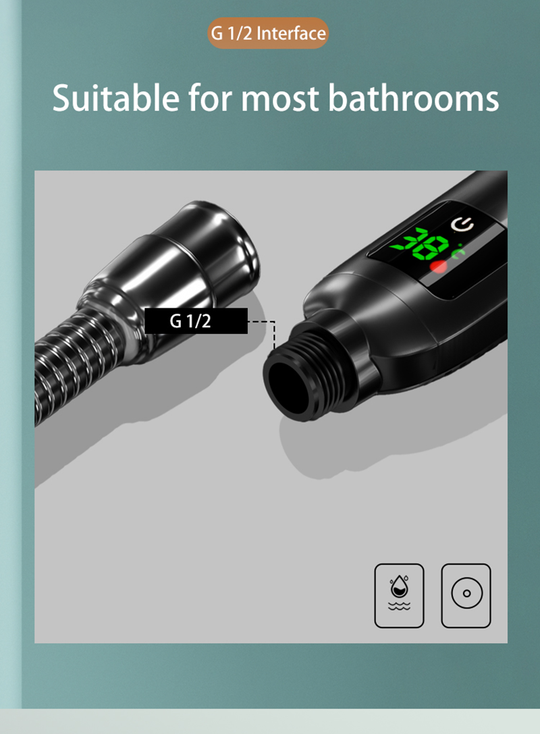 Shower Head with Temperature Display - On Sale
