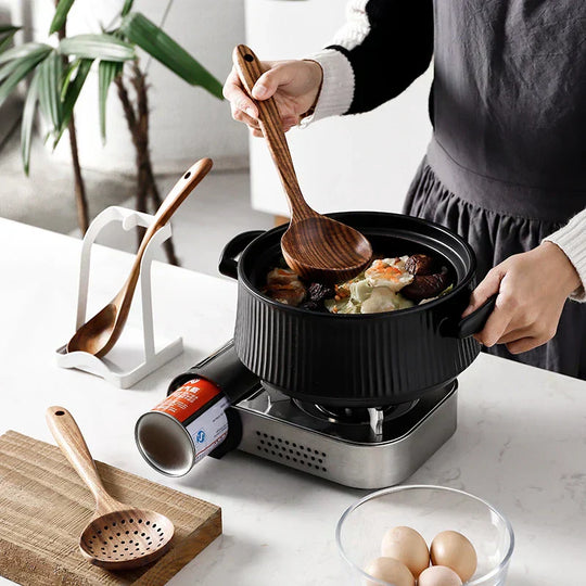 7-Piece Kitchen Helper Set – Premium Teak Wood Tools for Stylish and Versatile Cooking