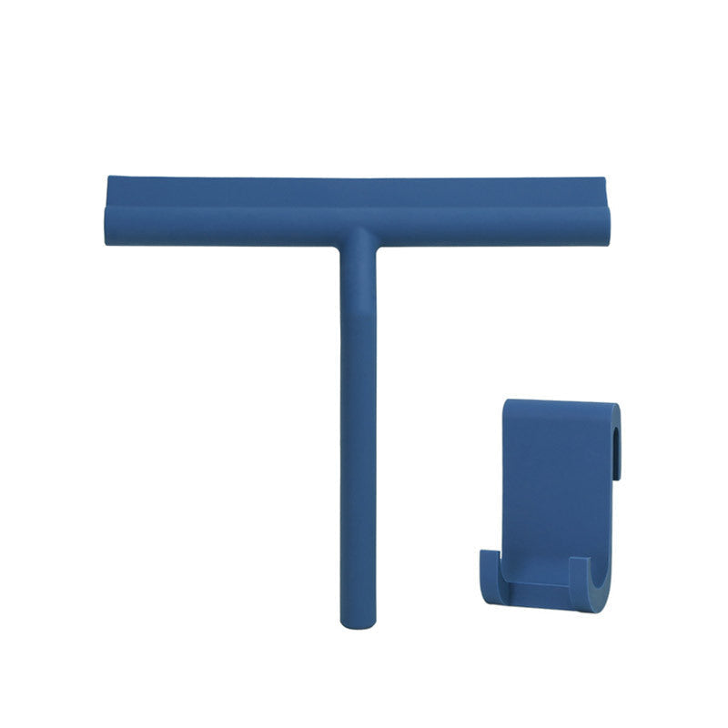 Retro Silicone Shower Wiper with Storage Holder