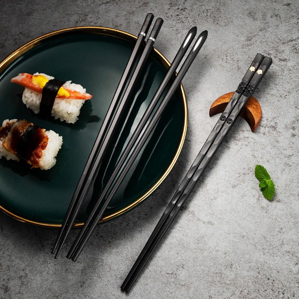 Luxurious Chopstick Set with Refined Designs (5 Pairs)