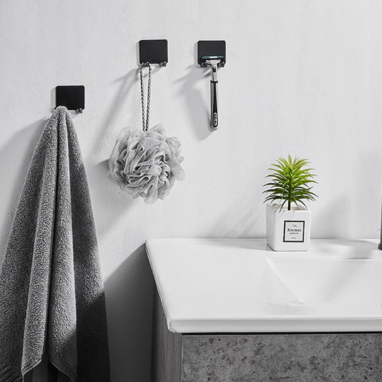 Punch-Free Razor Holder Storage Hook (1/2/3 Pieces) - Wall Mounted Men's Razor Shelf for the Bathroom