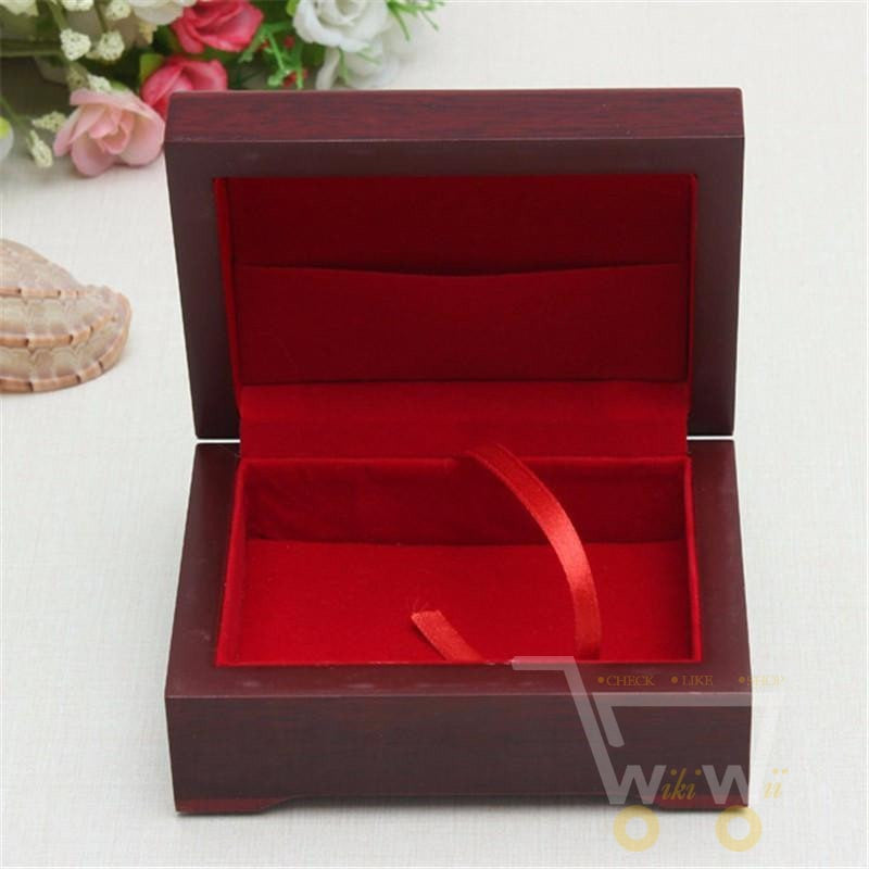 24K Gold Plated Playing Card with Wooden Style Box