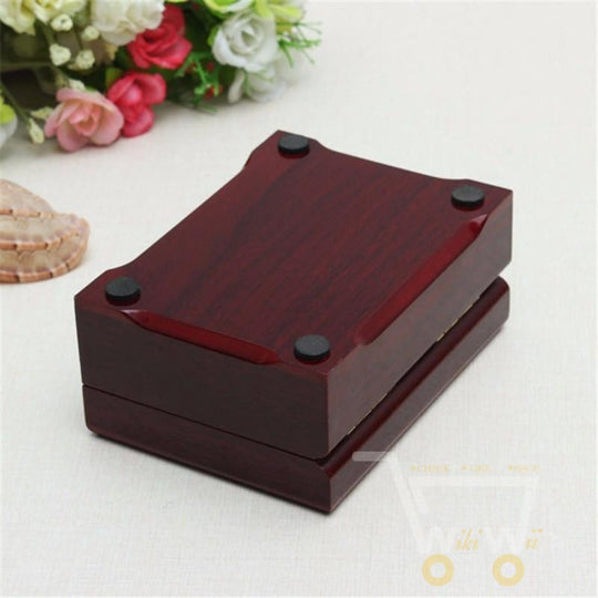 24K Gold Plated Playing Card with Wooden Style Box