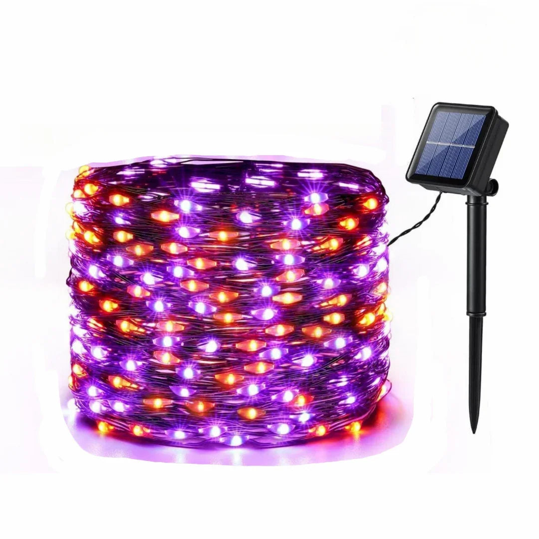 Halloween String Lights - Solar-Powered - Outdoor Decoration