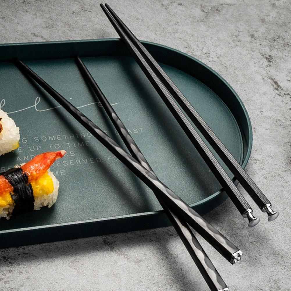 Luxurious Chopstick Set with Refined Designs (5 Pairs)