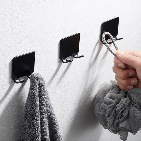 Punch-Free Razor Holder Storage Hook (1/2/3 Pieces) - Wall Mounted Men's Razor Shelf for the Bathroom
