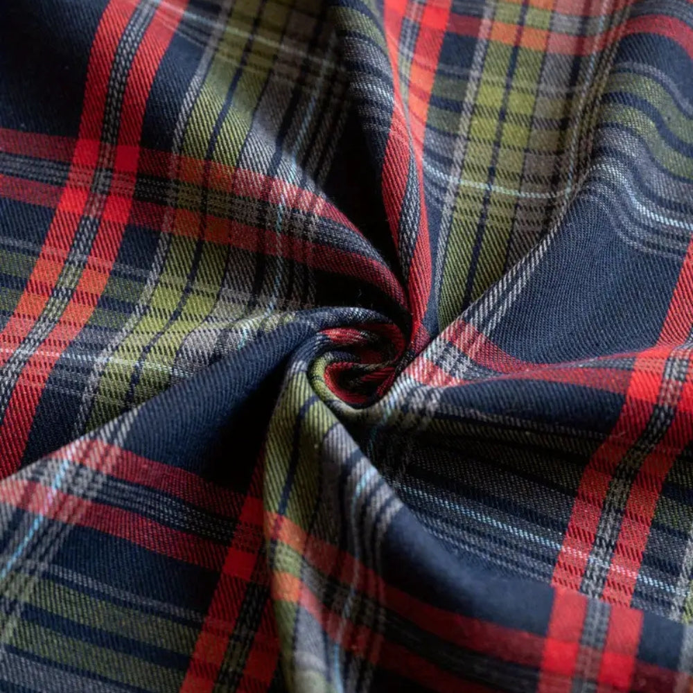 Cottage Plaid Sofa Cover