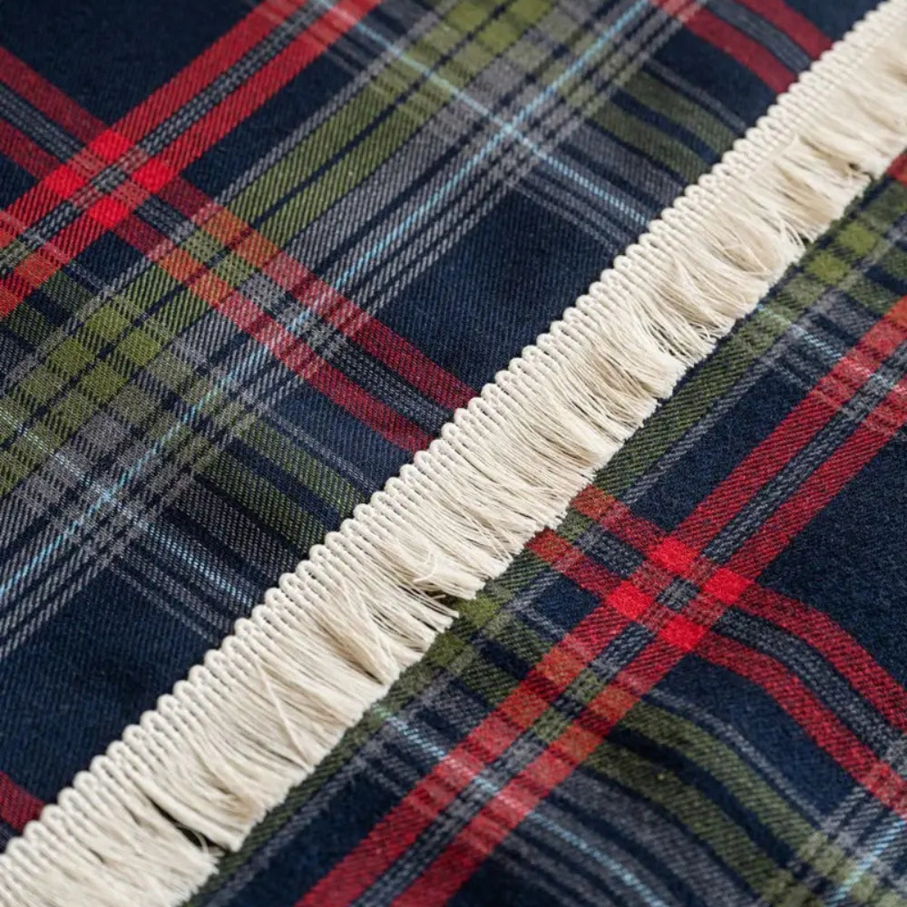 Cottage Plaid Sofa Cover