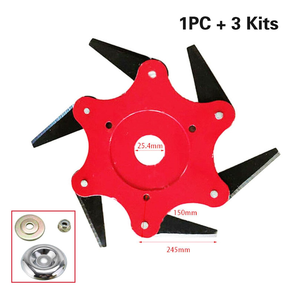 6 Tooth Grass Trimmer Head