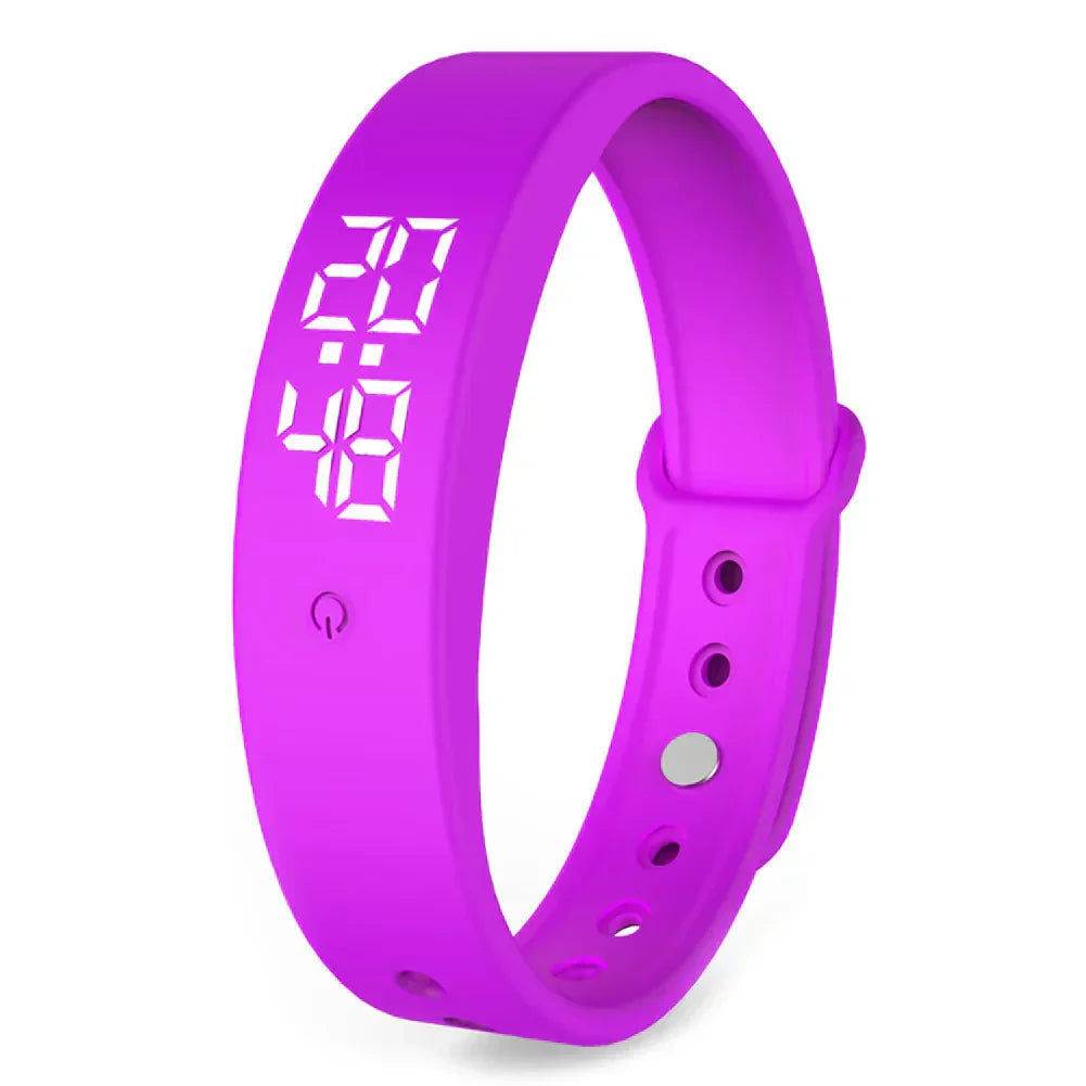 Waterproof Smartwatch with Vibration Alarm – BraceletV9