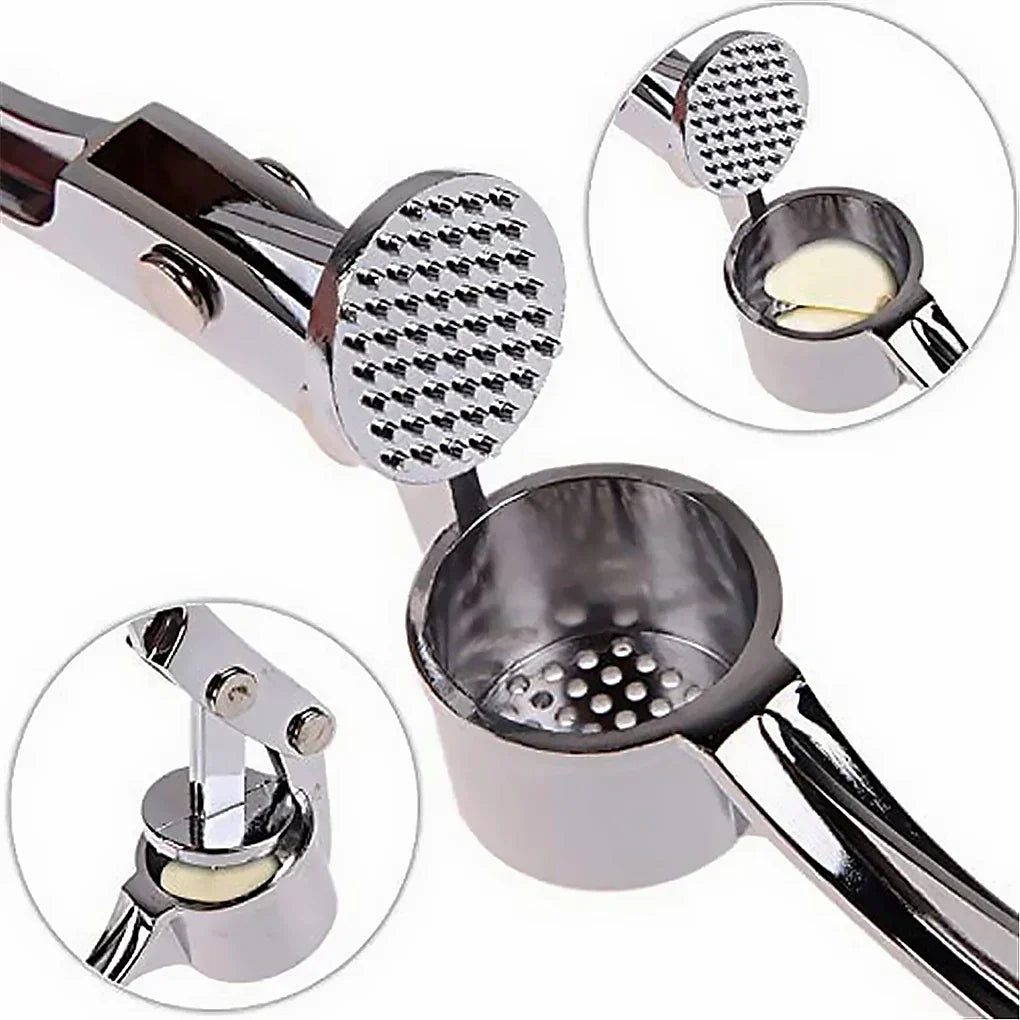High-Quality Stainless Steel Garlic Press – Durable, Efficient, and Easy to Use
