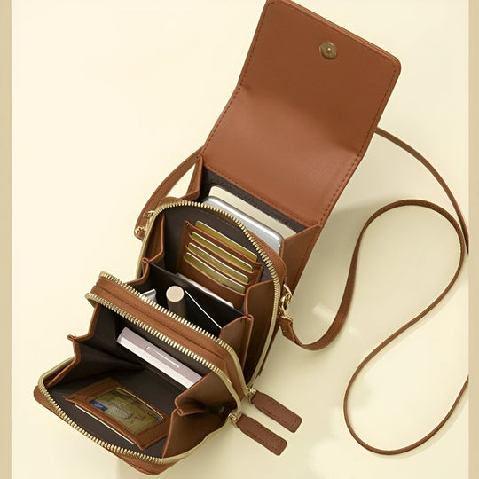 Stylish Crossbody Wallet & Phone Holder Bag