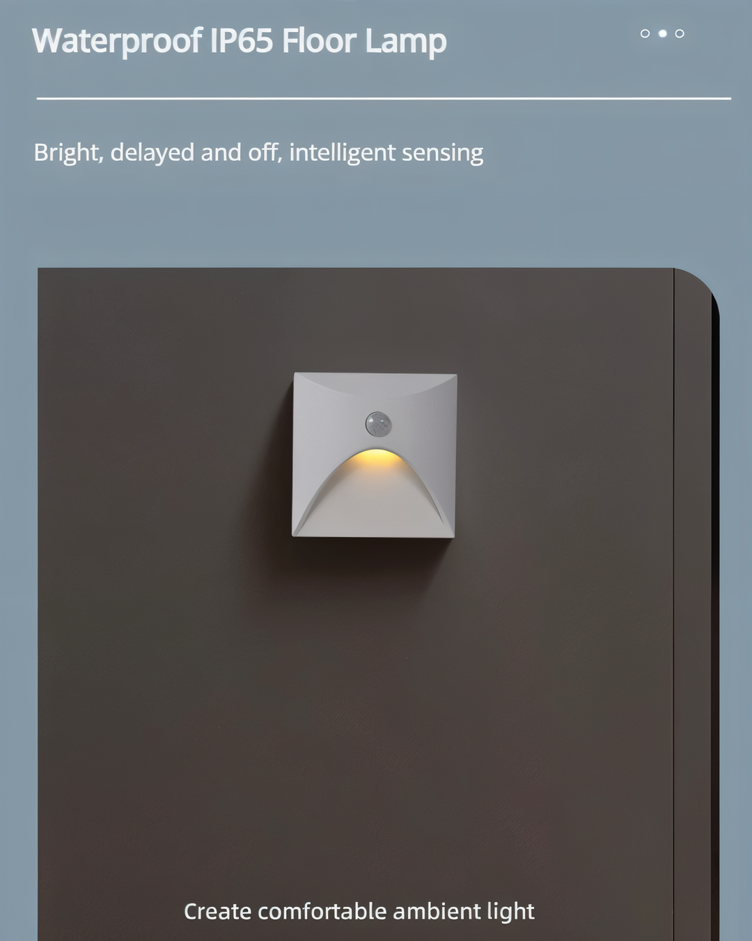 Waterproof IP65 Wall Light - Indoor and Outdoor Motion Sensor LED Wall Light