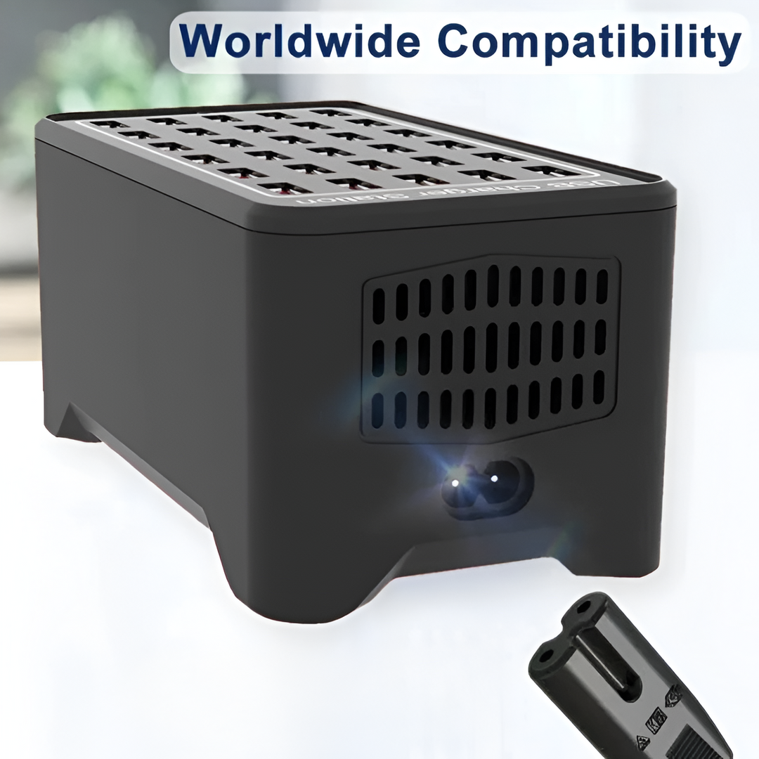 Universal Multi-USB Charging Station with 30 Ports - PowerPort Pro 30