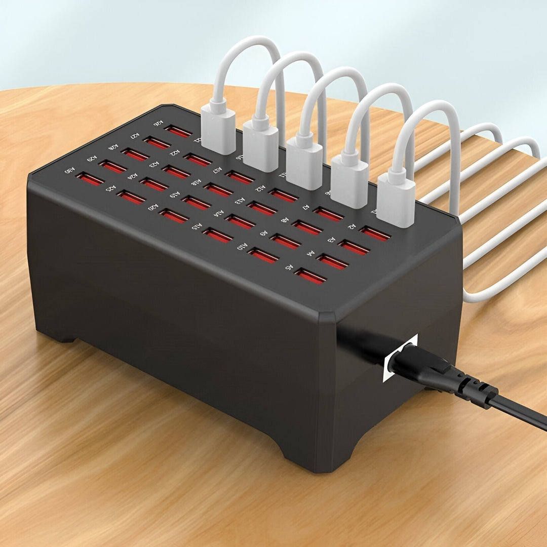 Universal Multi-USB Charging Station with 30 Ports - PowerPort Pro 30