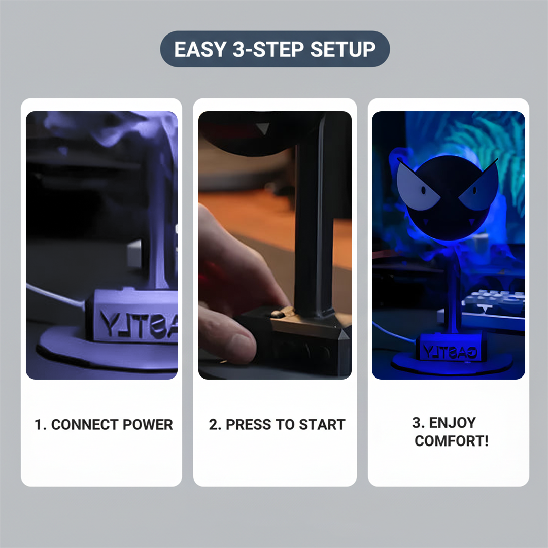 Humidifier Device - LED Lighting - Cool Mist